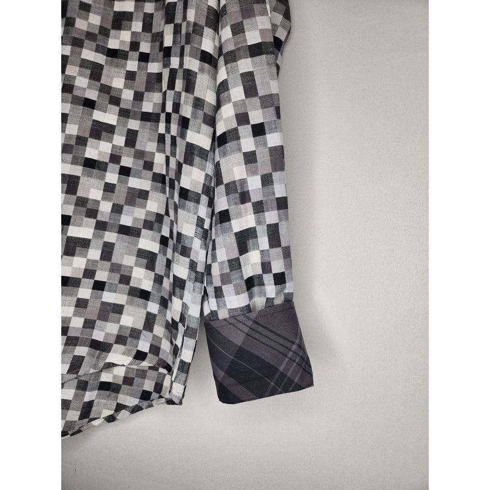 Thomas Dean Performance Cotton‎ Button-Front Long… - image 8